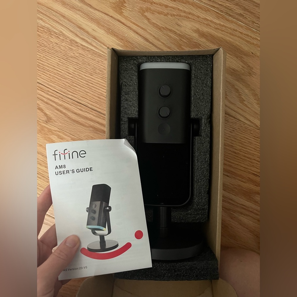 Fifine AM8 Black Microphone